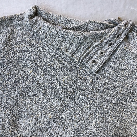 Columbia Marled Split Button Mockneck Sweater - Picture 5 of 8